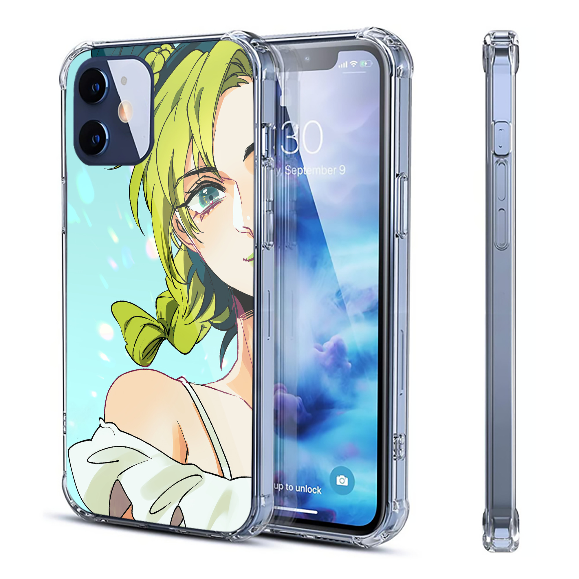 （画像用） ジョジョの奇妙な冒険 JoJo's Bizarre Adventure 【iPhone 12シリーズ対応】透明スマホケース（クリアソフトケース）